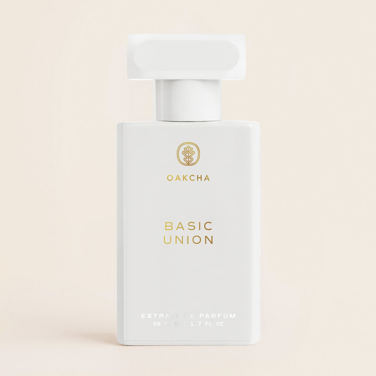 Front view of Basic Union Extrait de Parfum bottle, 50 mL