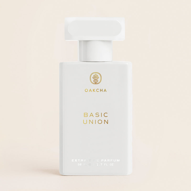 Front view of Basic Union Extrait de Parfum bottle, 50 mL
