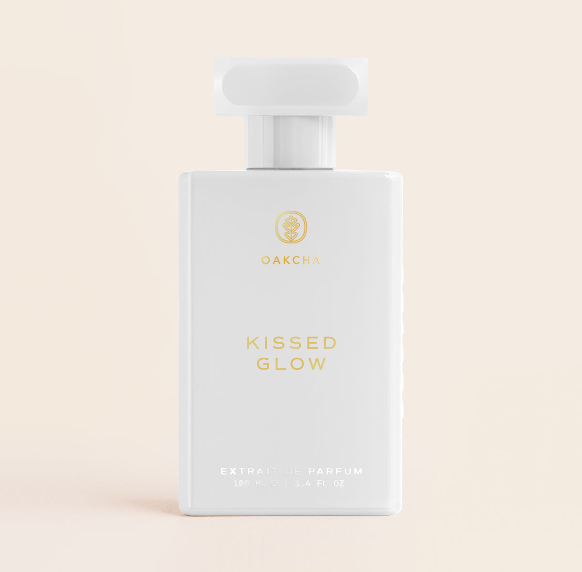 Front view of Kissed Glow Extrait de Parfum bottle, 100 mL