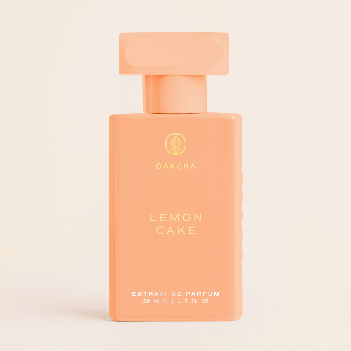 Front view of Lemon Cake Extrait de Parfum bottle, 50 mL