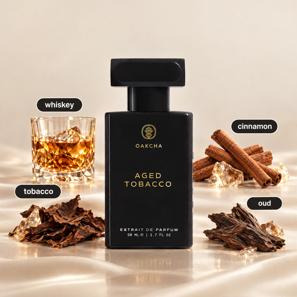 Aged Tobacco bottle with notes