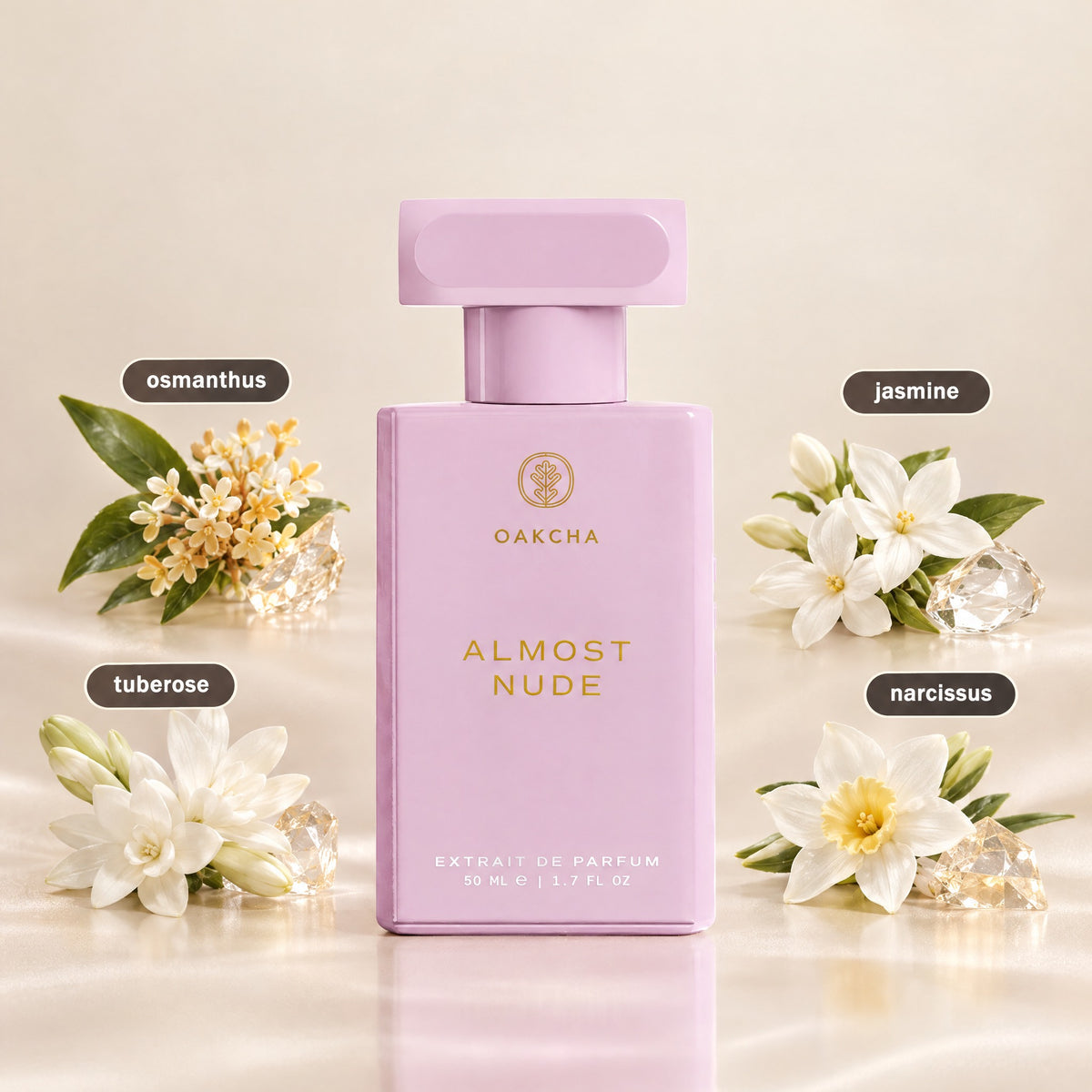 Almost Nude bottle with notes