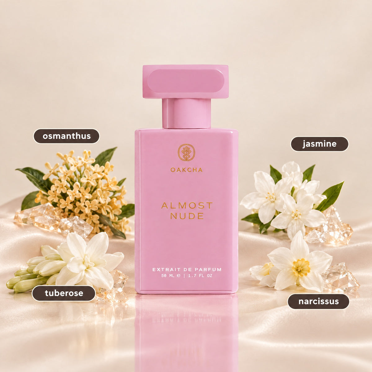 Almost Nude bottle with notes