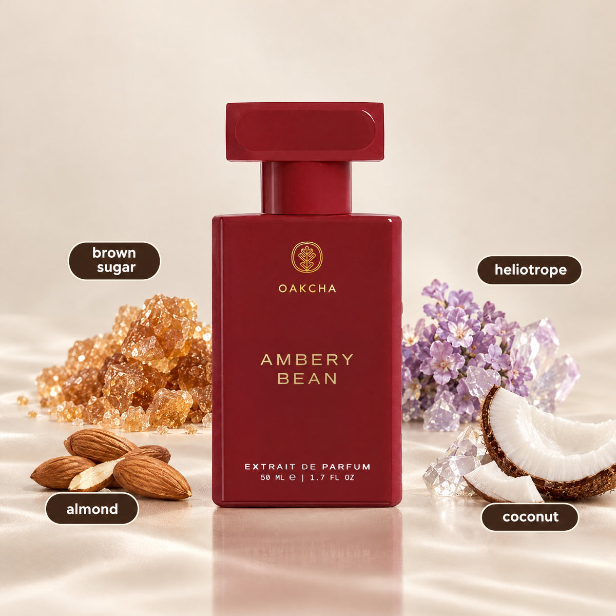 Ambery Bean bottle with notes