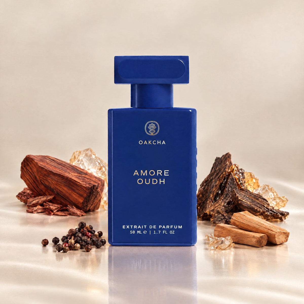 Amore Oudh bottle with notes