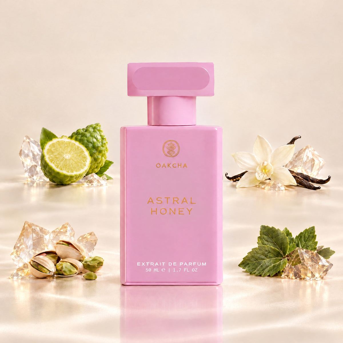 Astral Honey bottle with notes