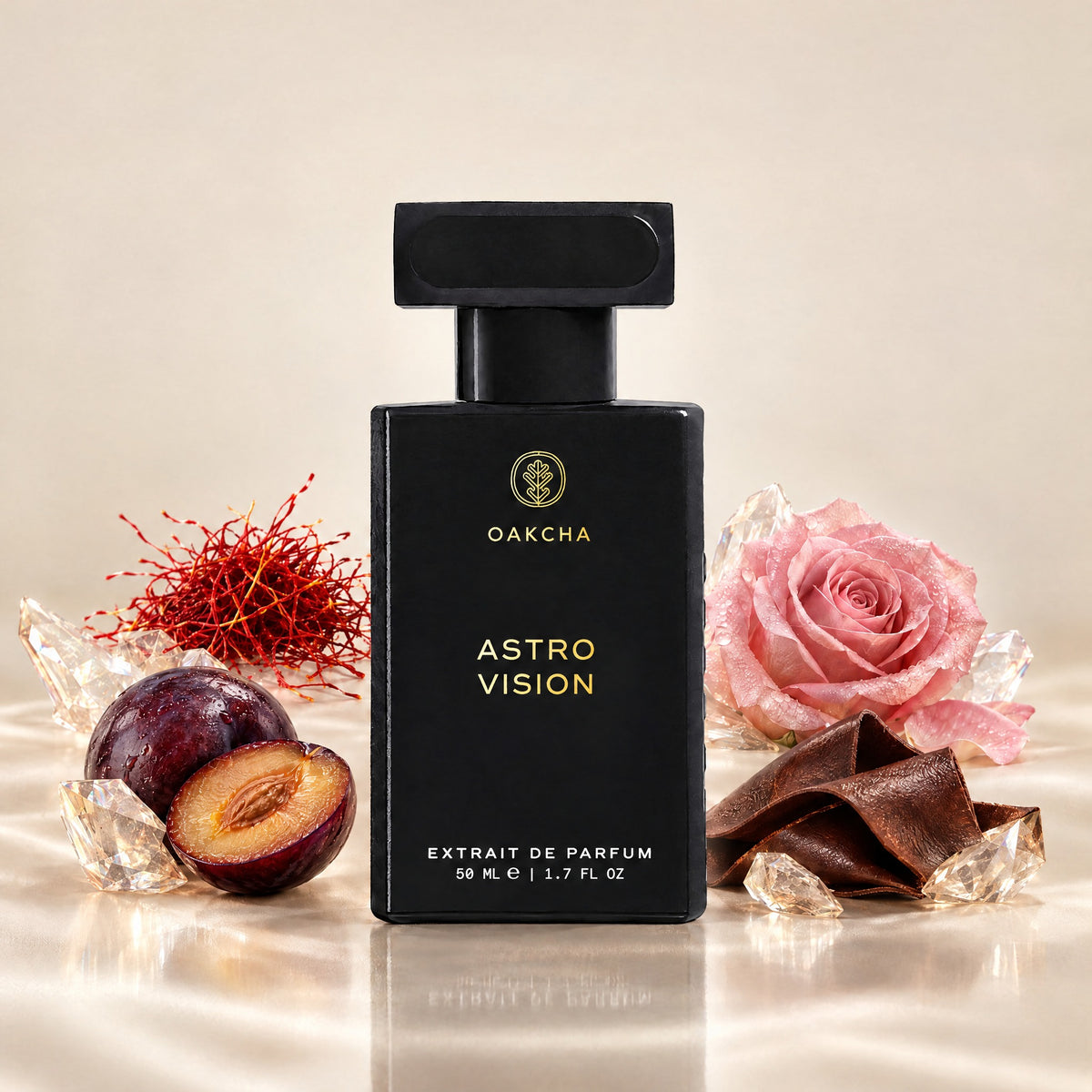 Astro Vision bottle with notes