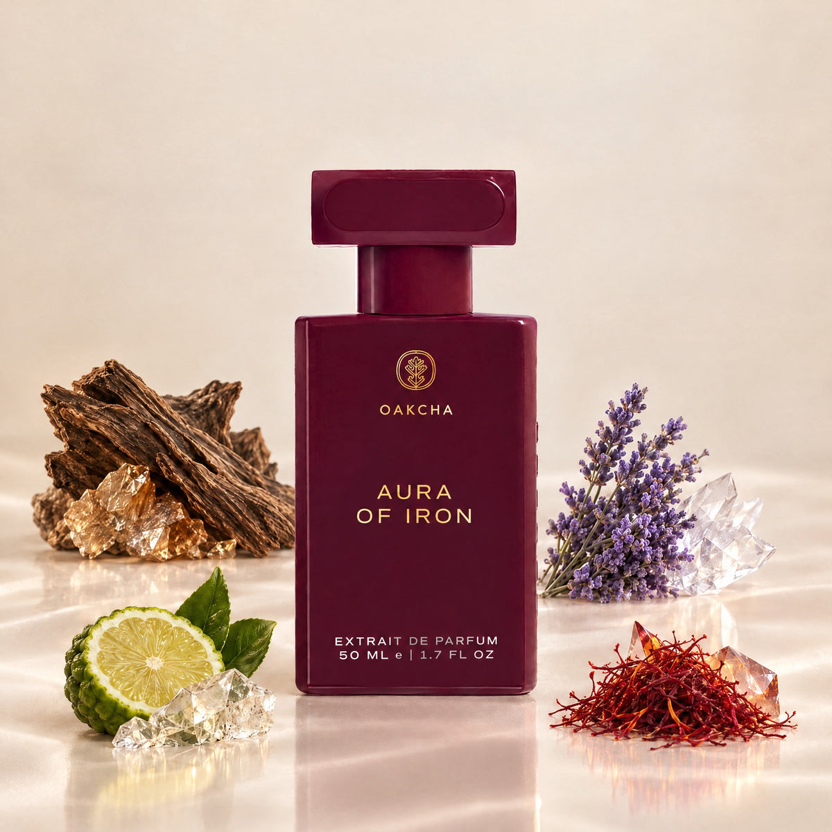 Aura of Iron bottle with notes