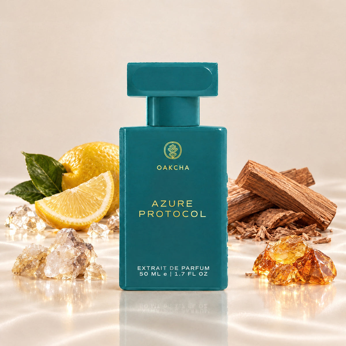 Azure Protocol bottle with notes