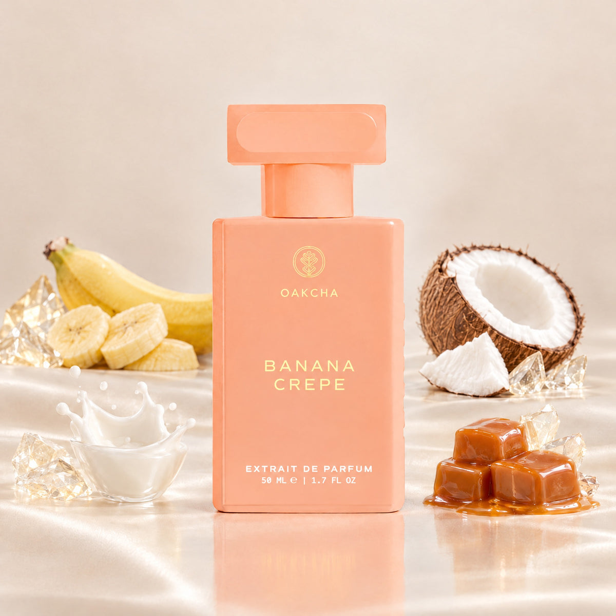 Banana Crepe bottle with notes