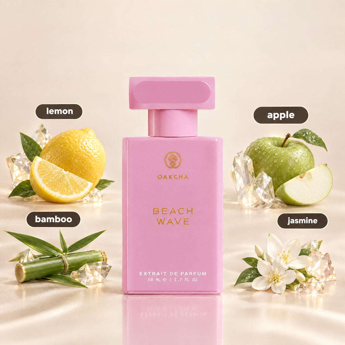Beach Wave bottle with notes