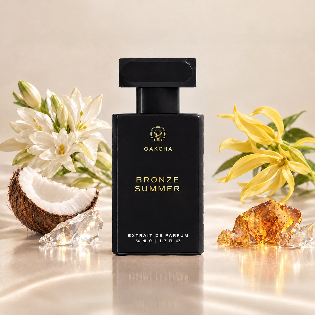 Bronze Summer bottle with notes
