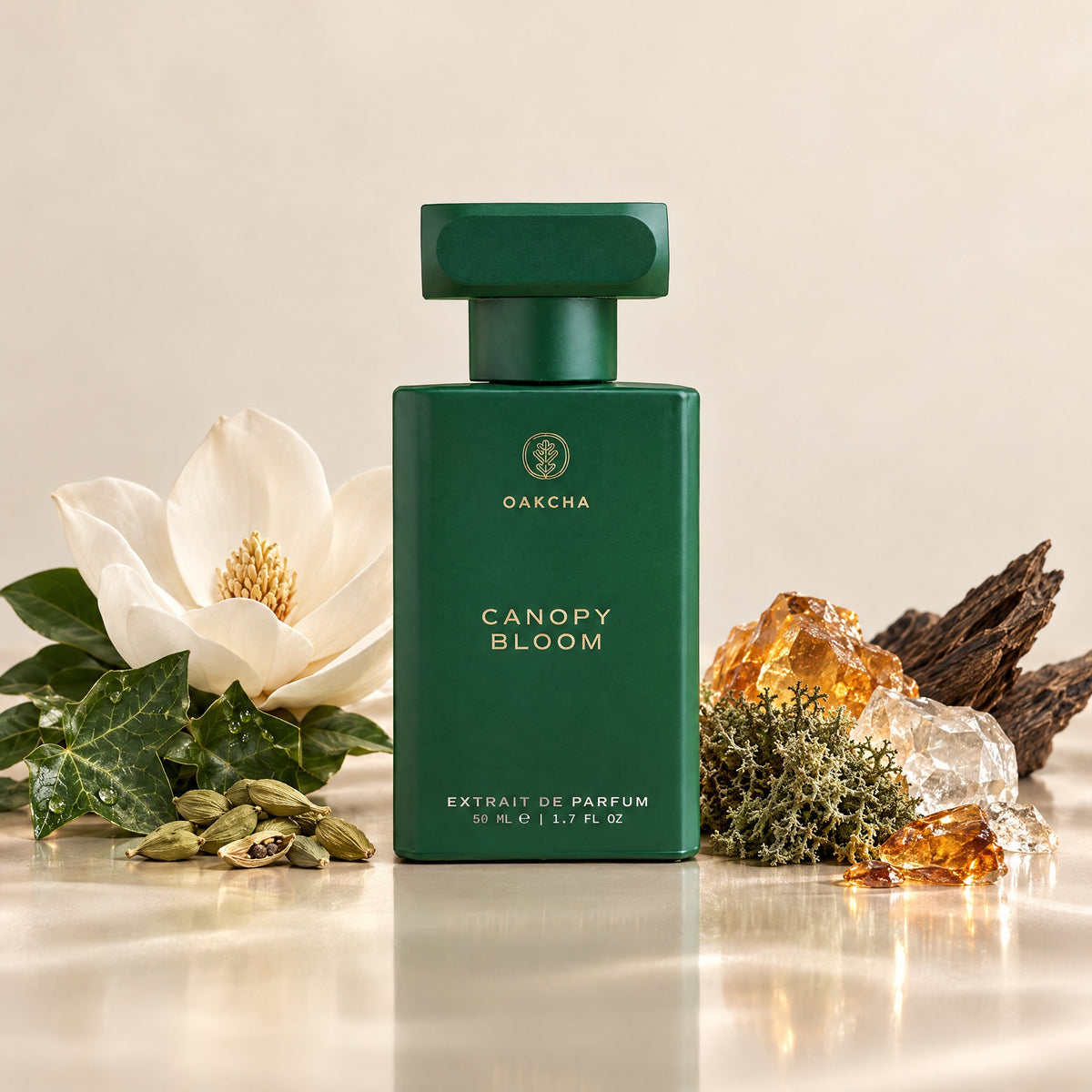 Canopy Bloom bottle with notes