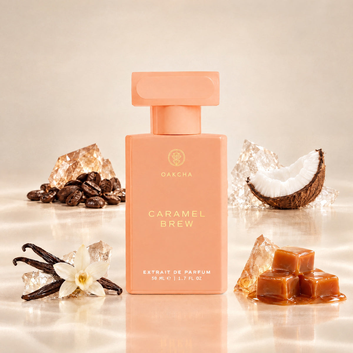 Caramel Brew bottle with notes