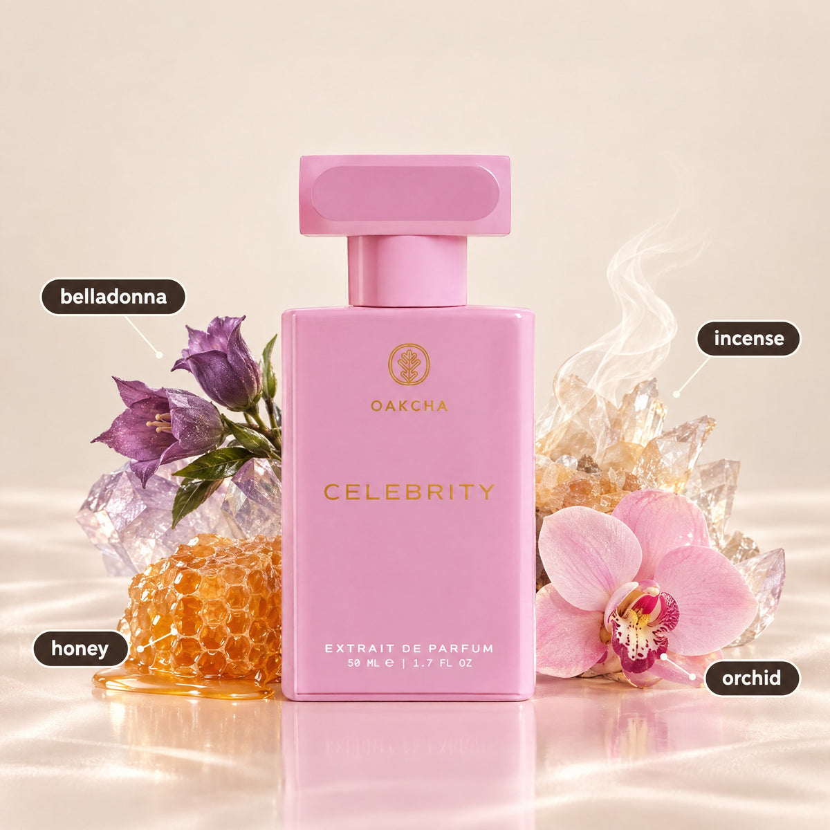 Celebrity bottle with notes