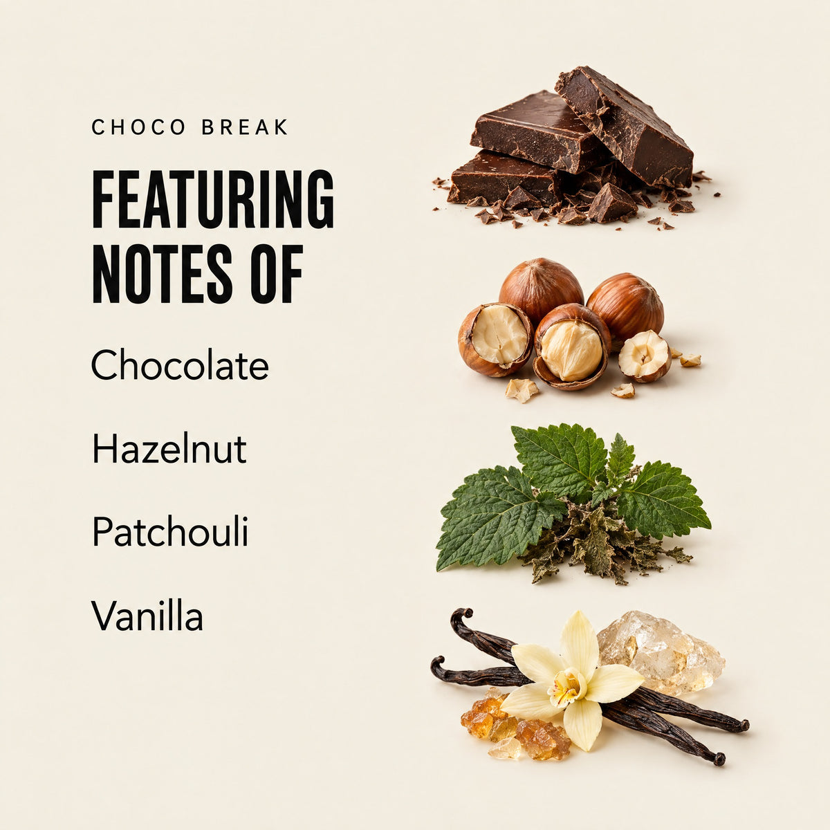 Choco Break featuring notes