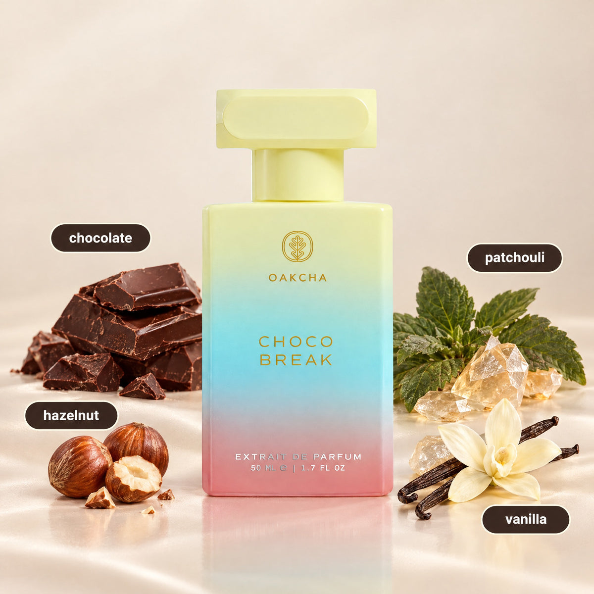 Choco Break bottle with notes