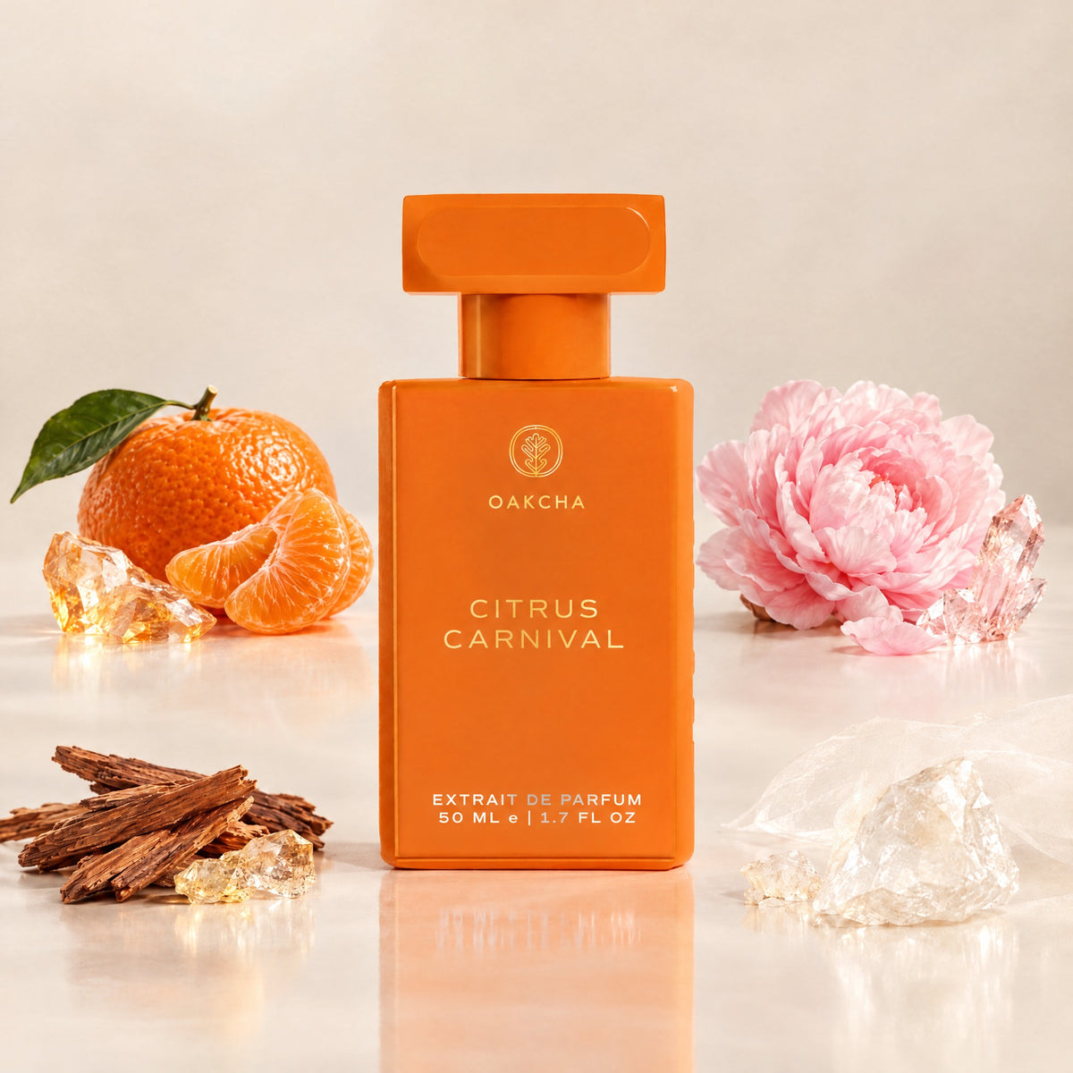 Citrus Carnival bottle with notes