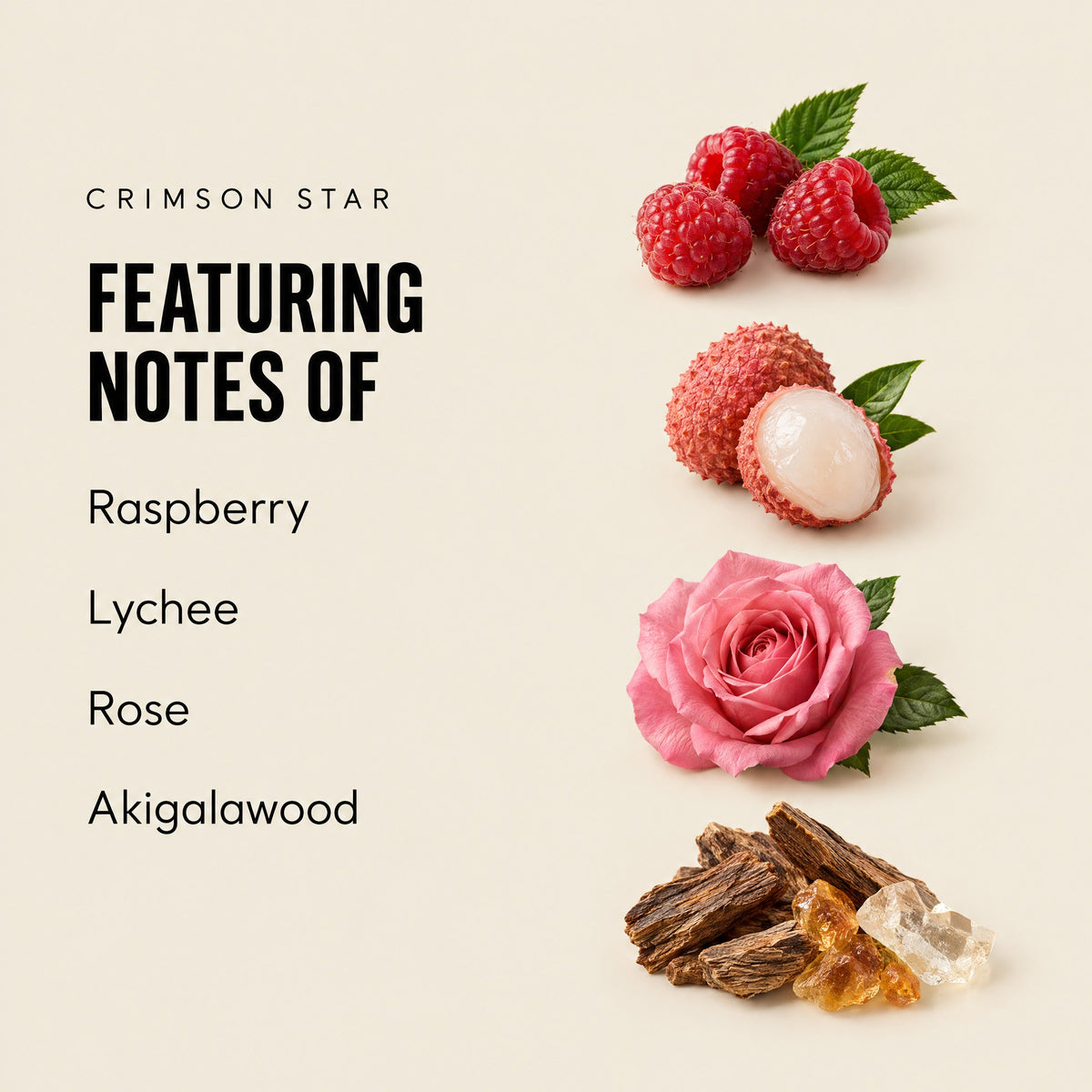 Crimson Star featuring notes