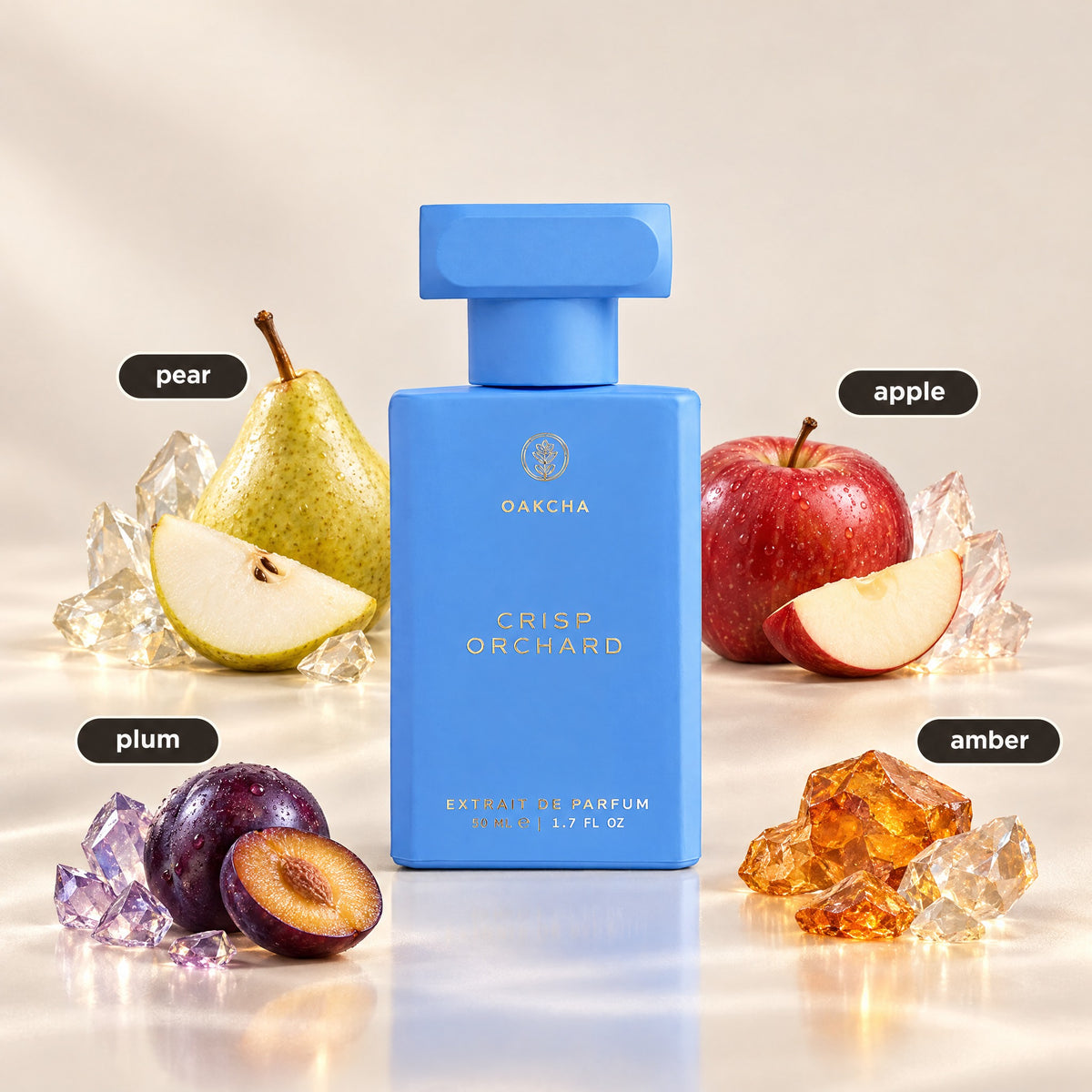 Crisp Orchard bottle with notes