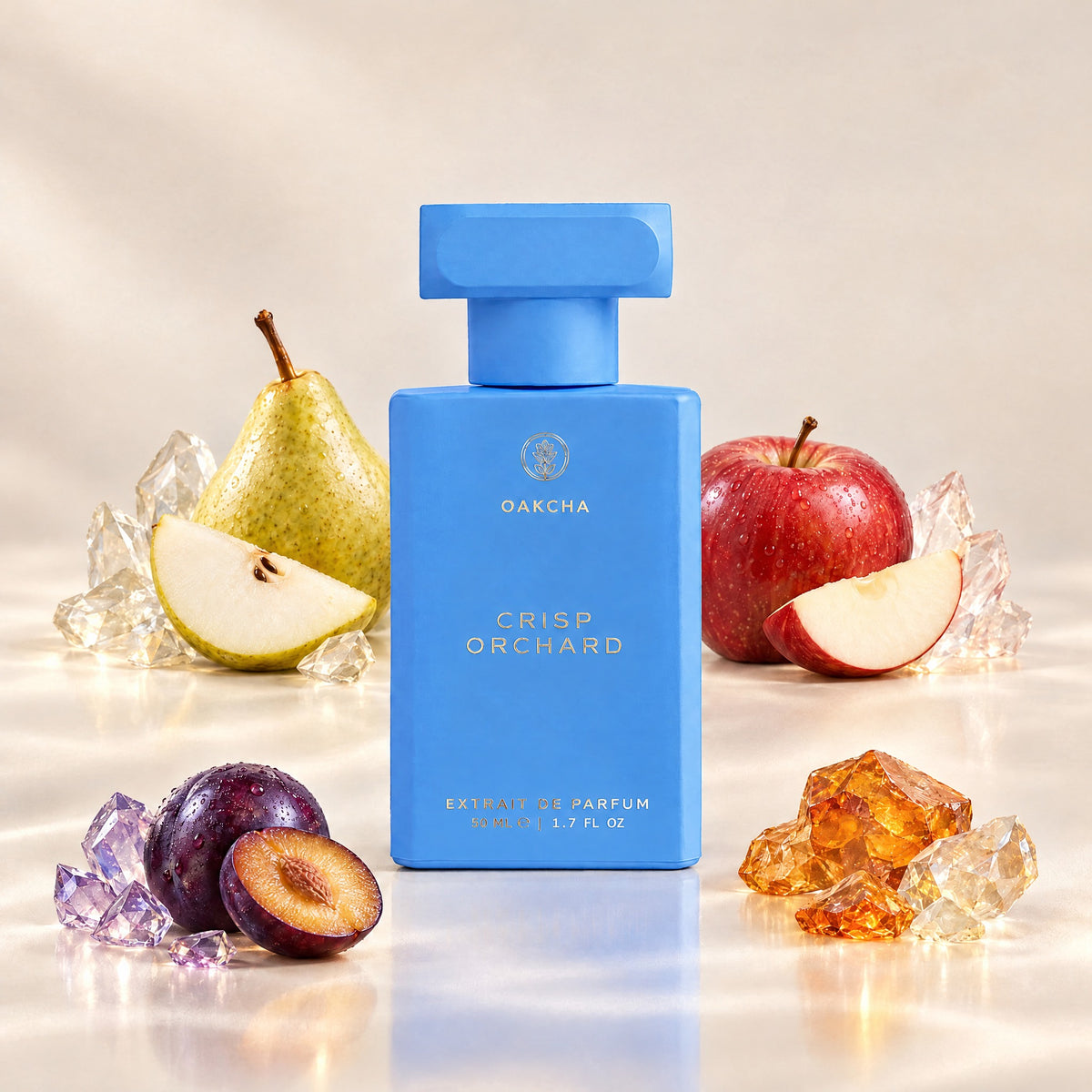 Crisp Orchard bottle with notes