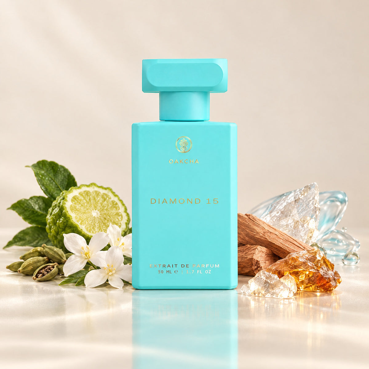 Diamond 15 bottle with notes