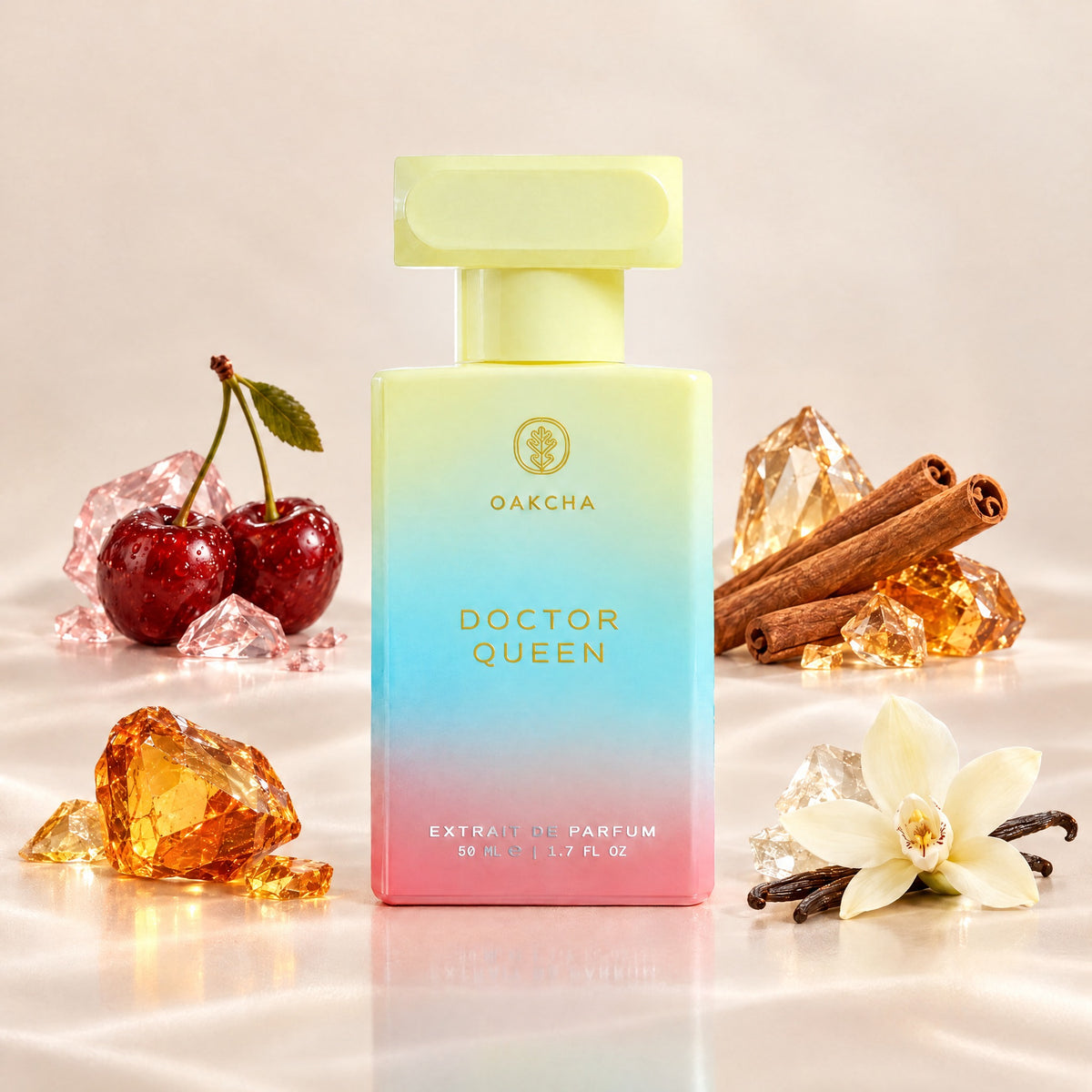 Doctor Queen bottle with notes