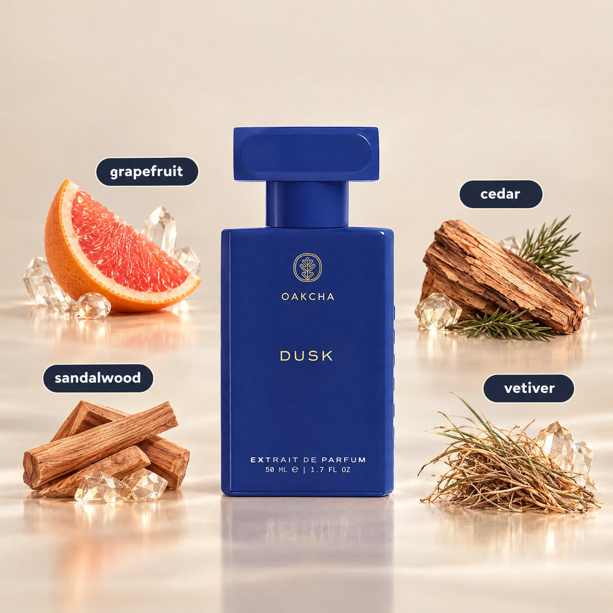 Dusk bottle with notes