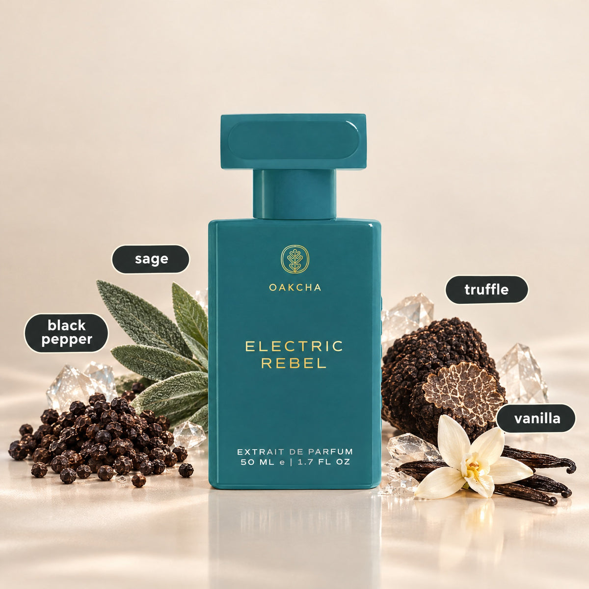 Electric Rebel bottle with notes