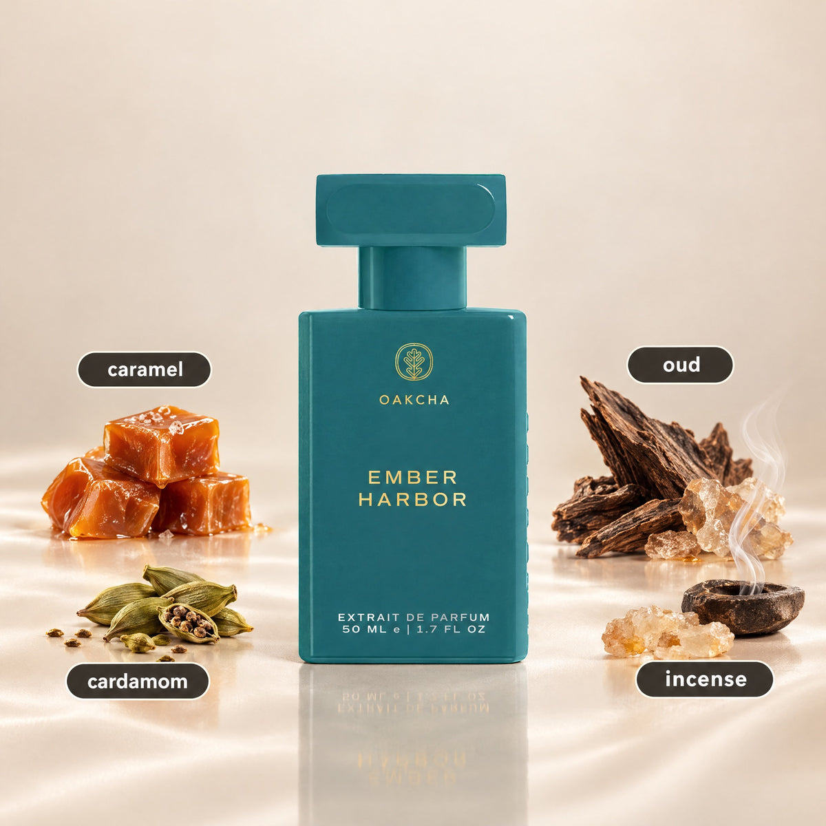 Ember Harbor bottle with notes