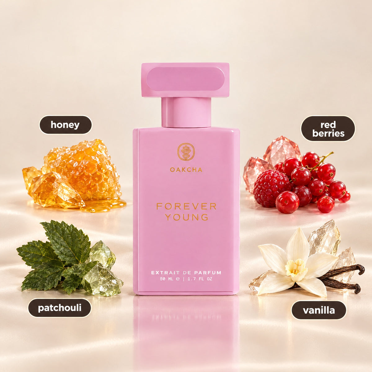 Forever Young bottle with notes