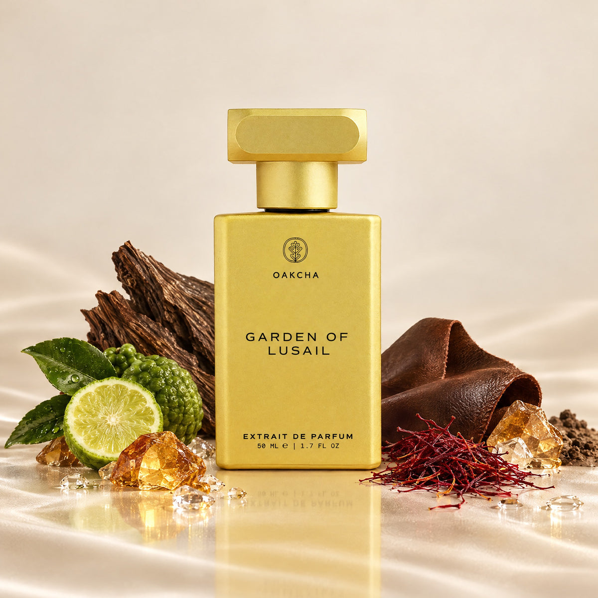 Garden of Lusail bottle with notes