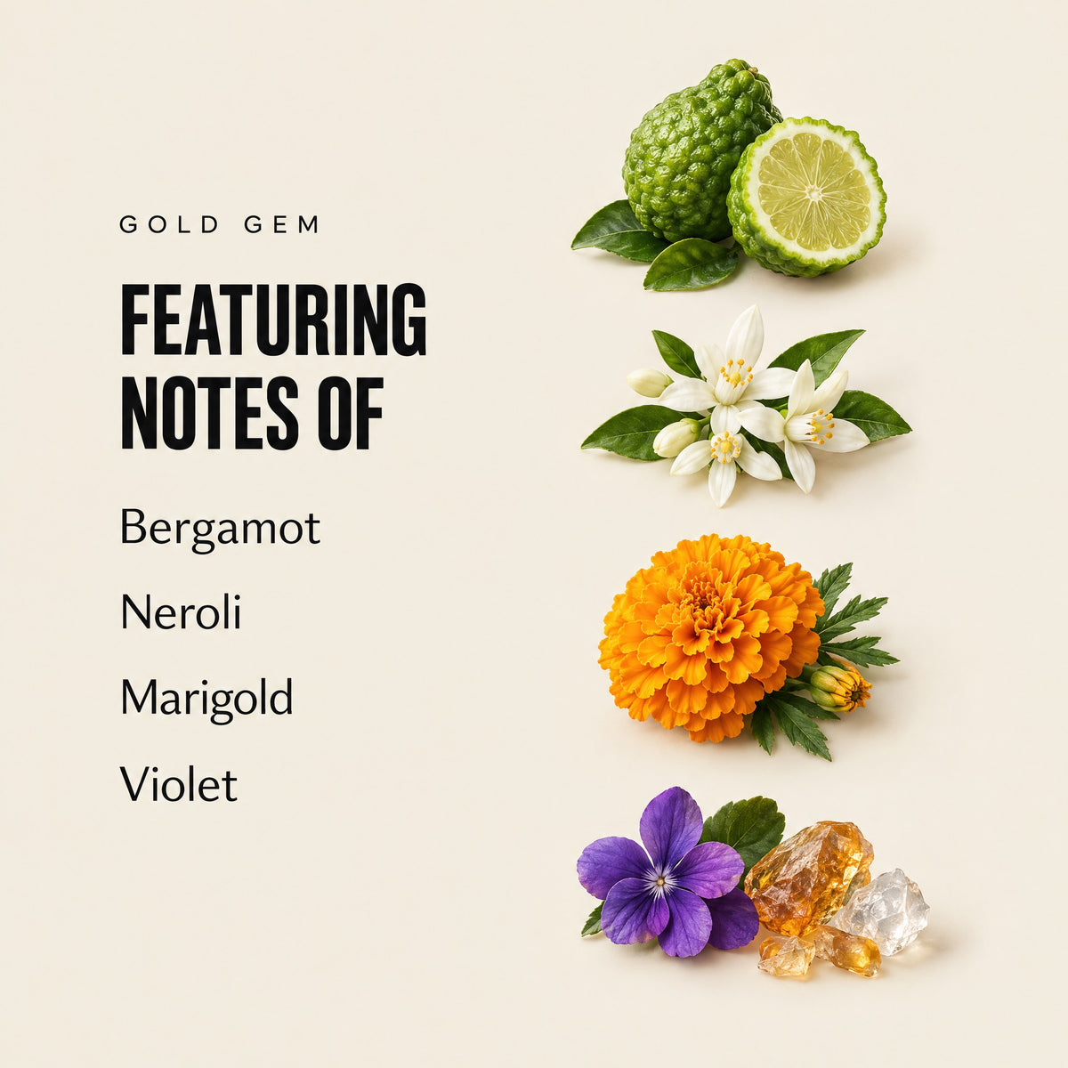 Gold Gem featuring notes