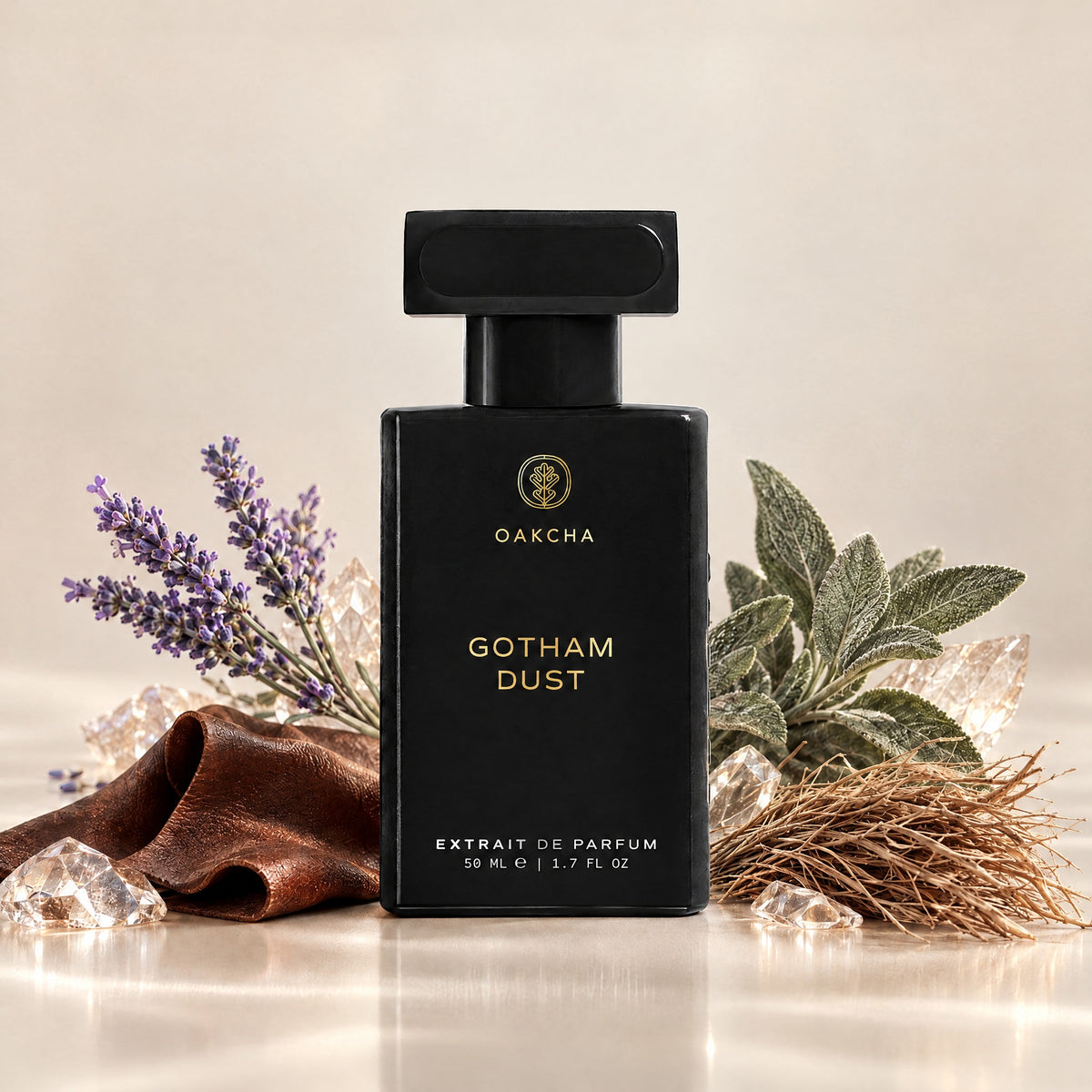 Gotham Dust bottle with notes