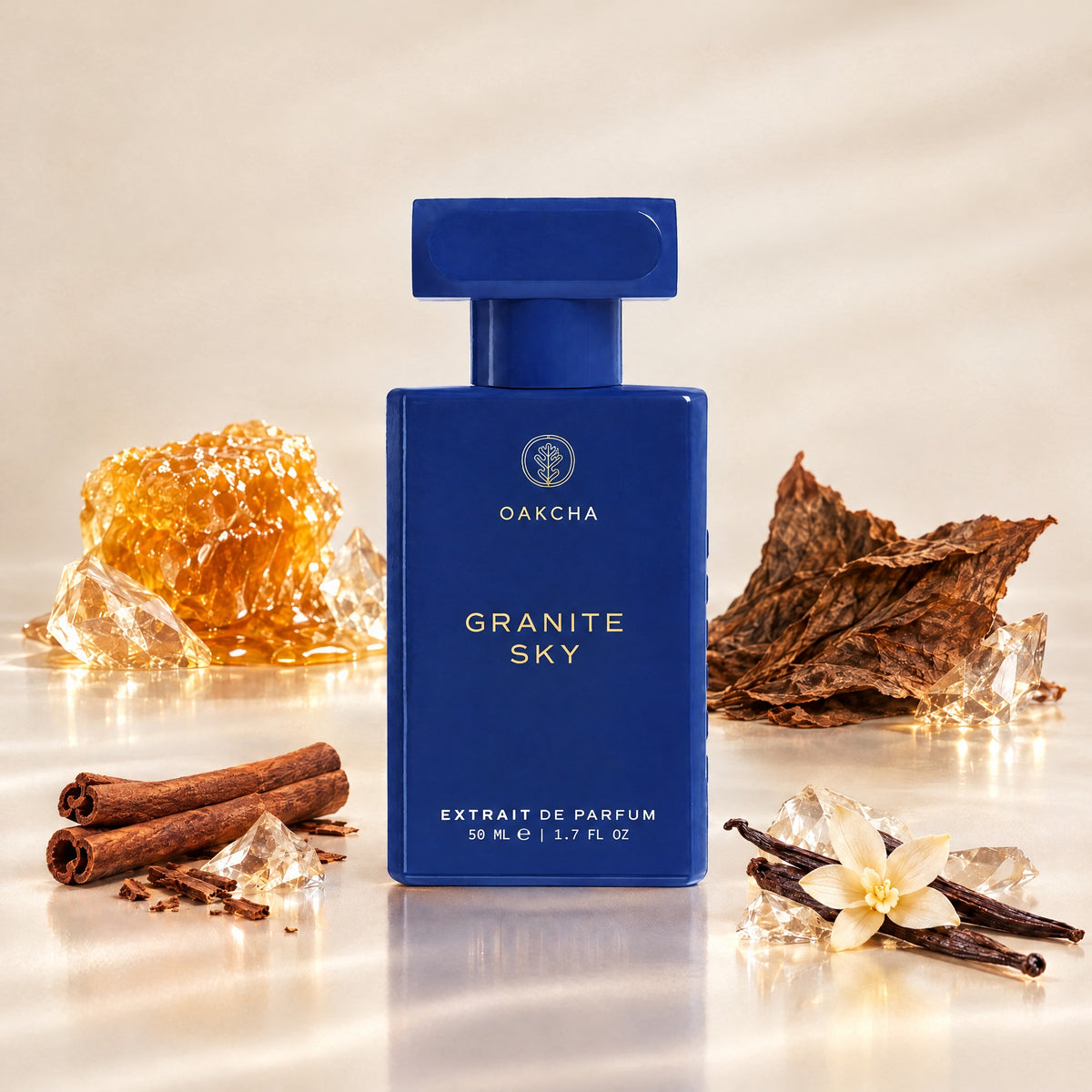 Granite Sky bottle with notes