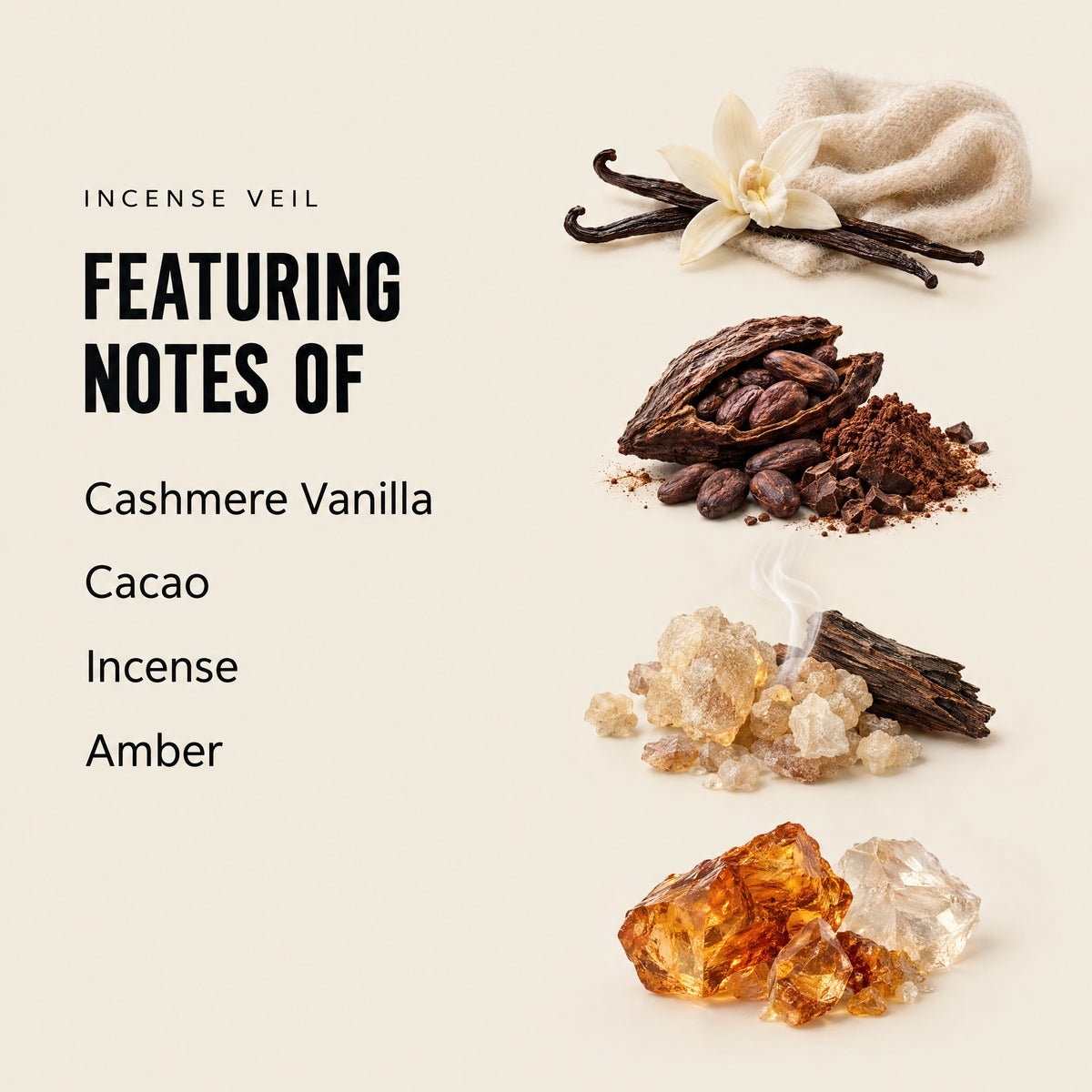 Incense Veil featuring notes