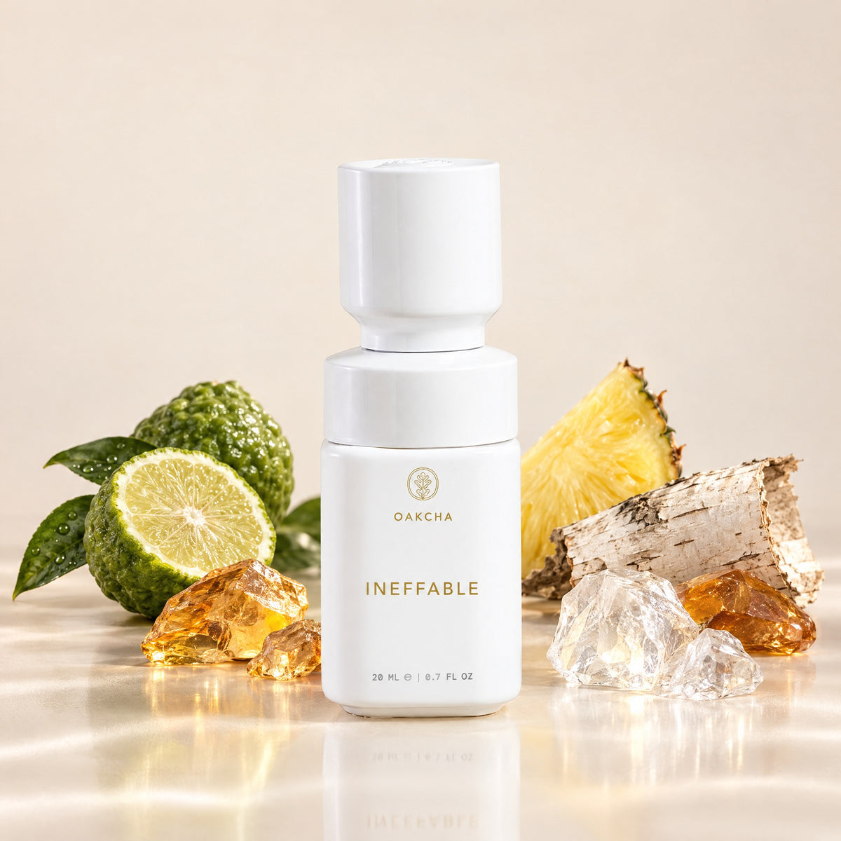 Ineffable Perfume Oil bottle with notes