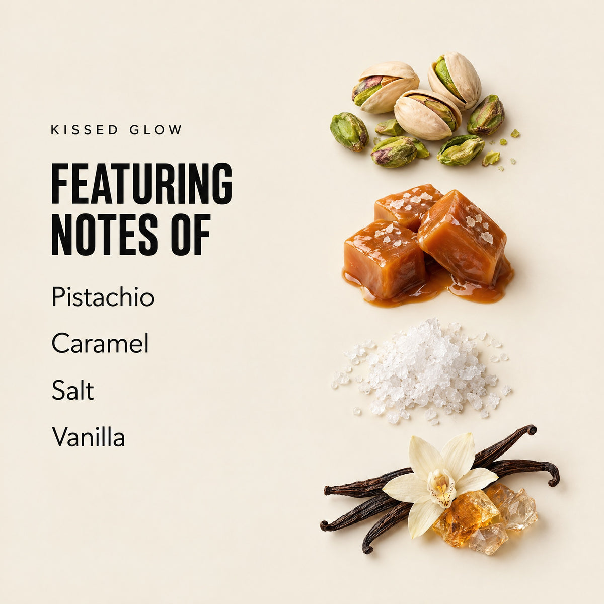 Kissed Glow featuring notes