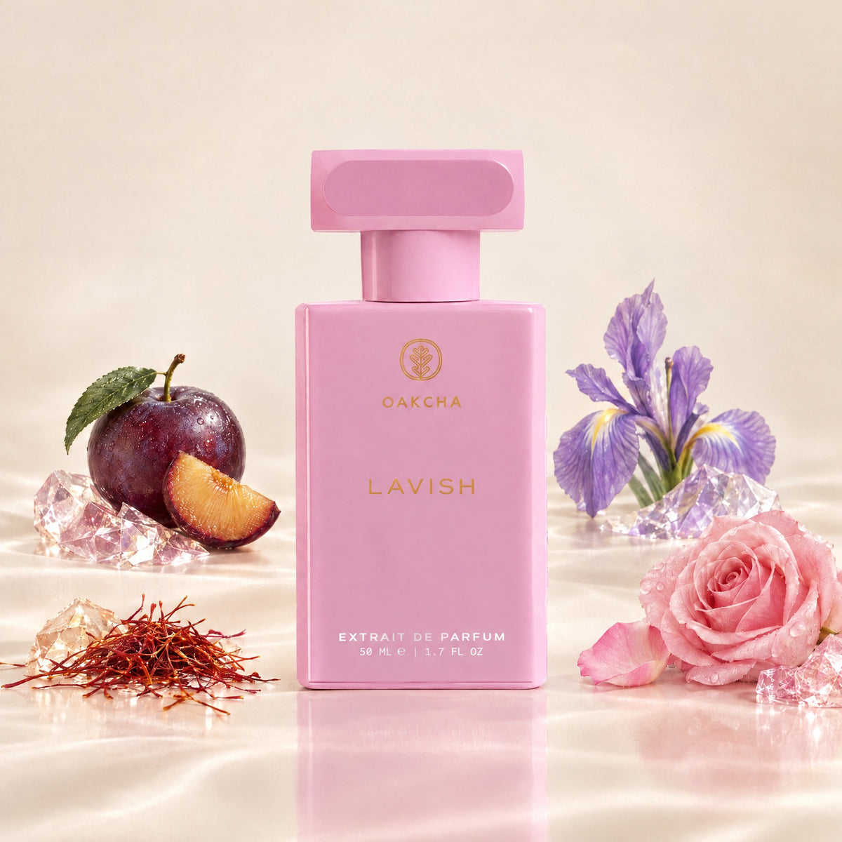 Lavish bottle with notes