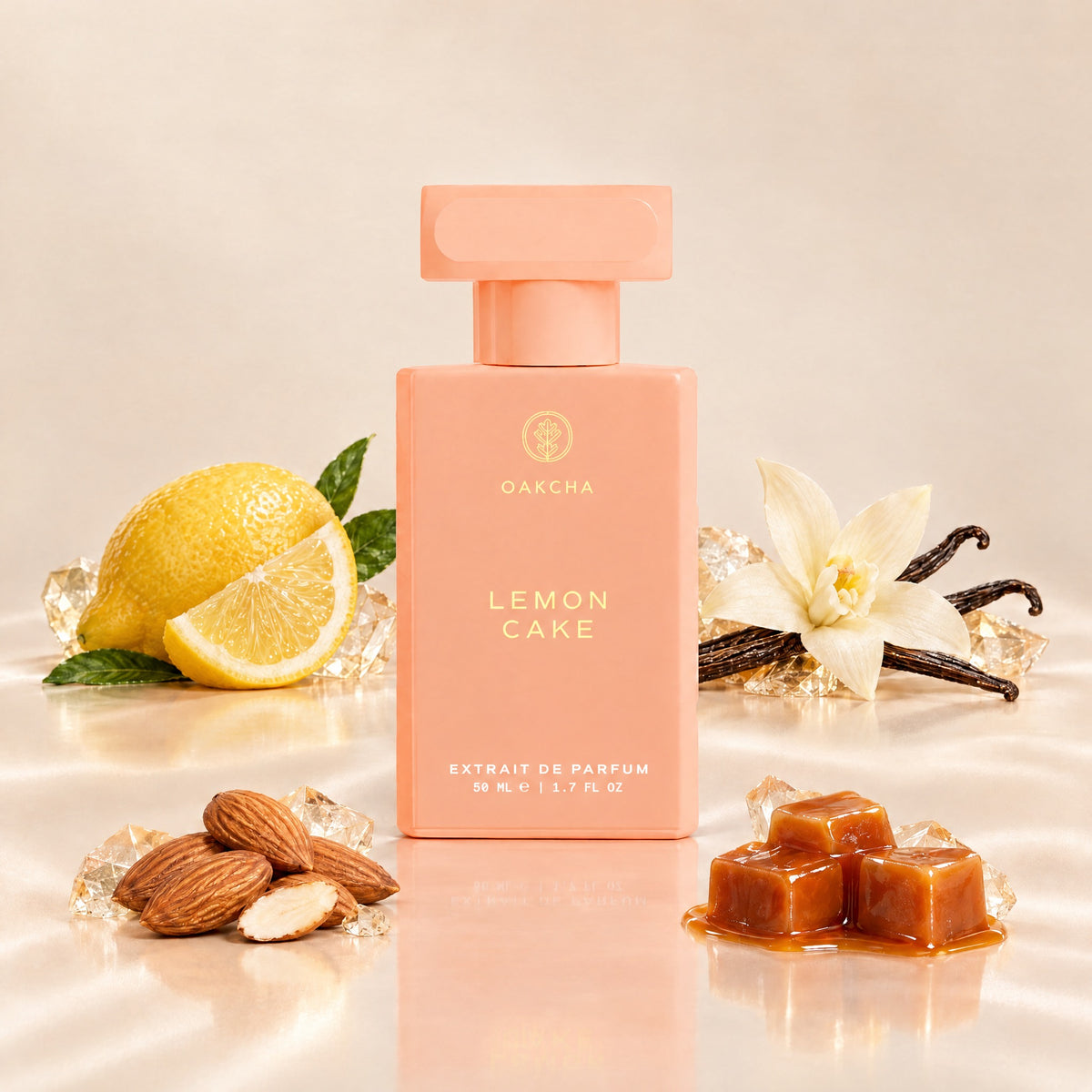 Lemon Cake bottle with notes