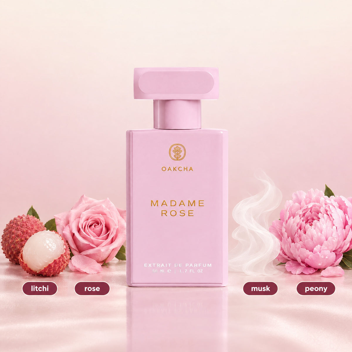 Madame Rose bottle with notes