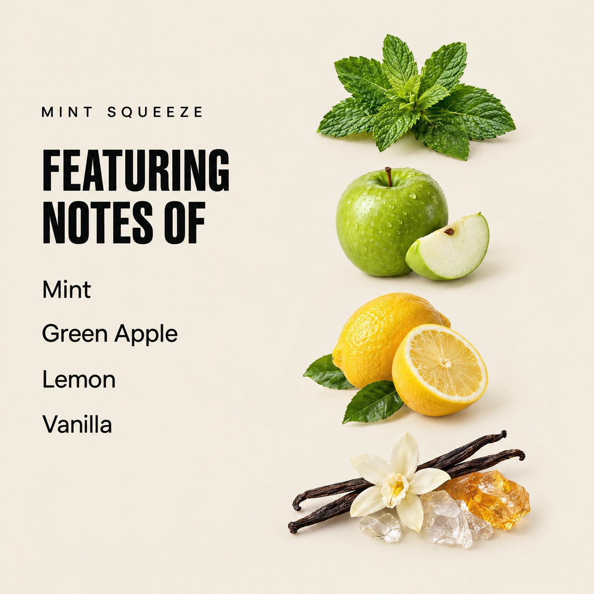 Mint Squeeze featuring notes