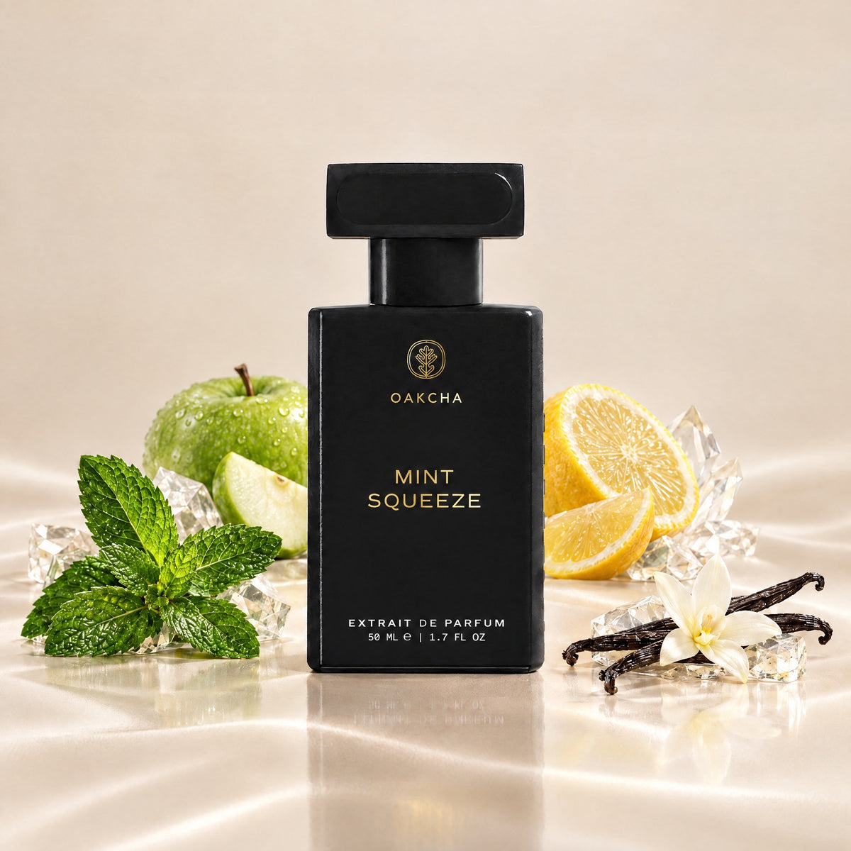 Mint Squeeze bottle with notes