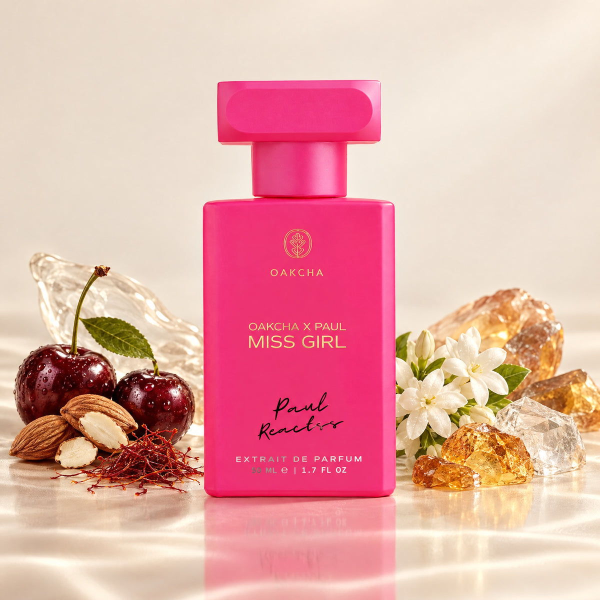 Miss Girl bottle with notes