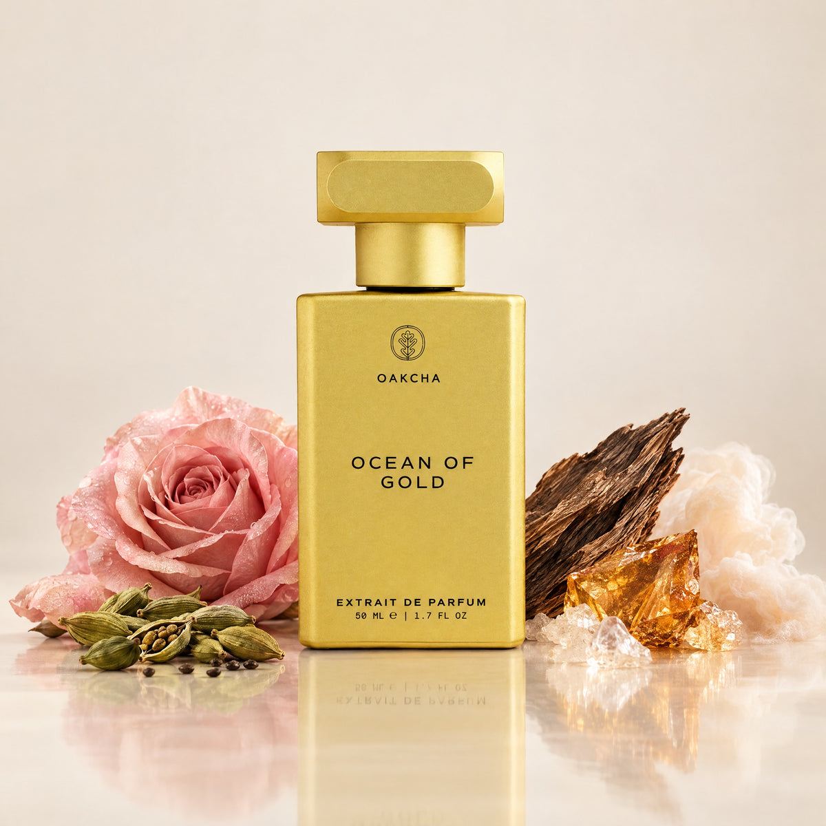 Ocean of Gold bottle with notes