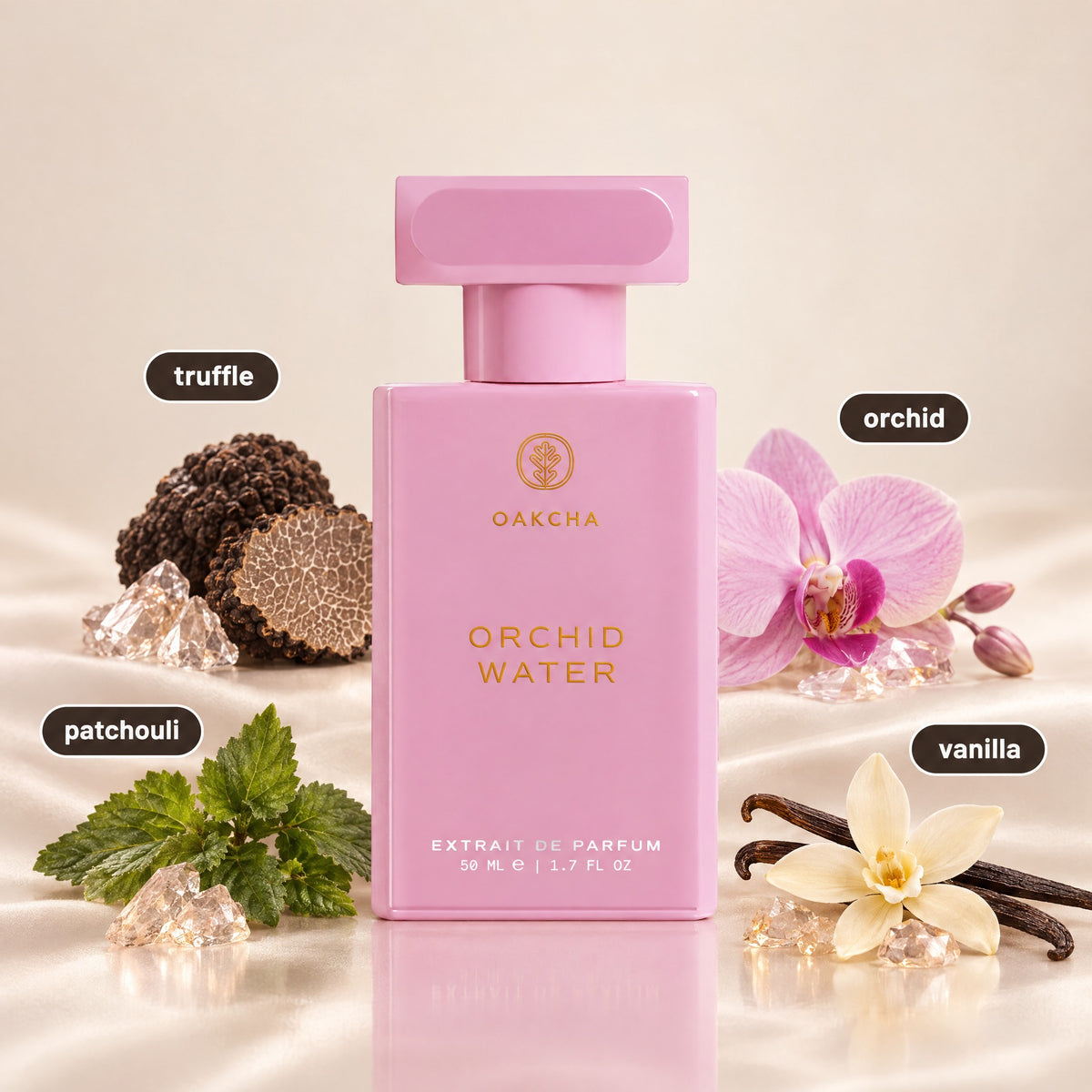 Orchid Water bottle with notes