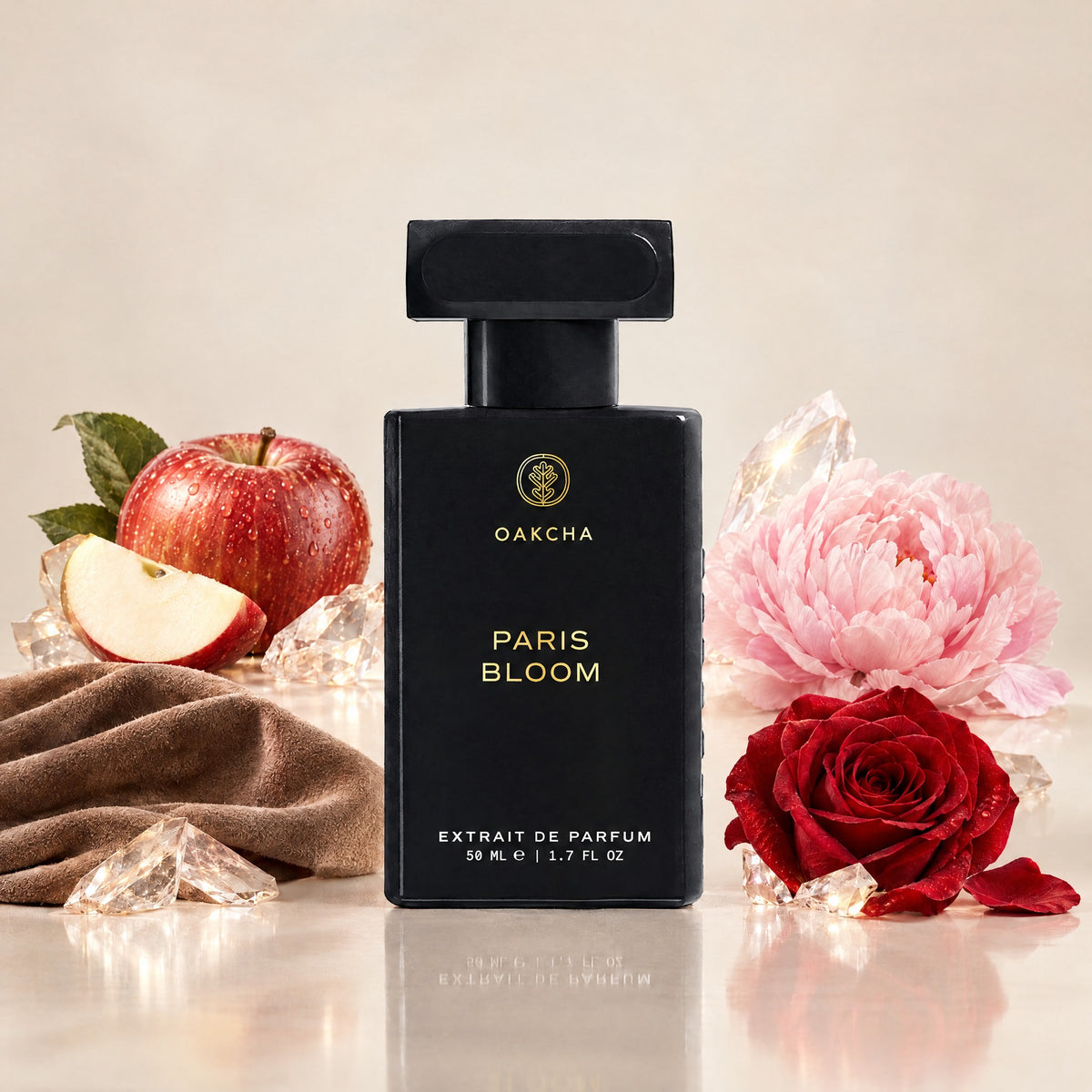 Paris Bloom bottle with notes
