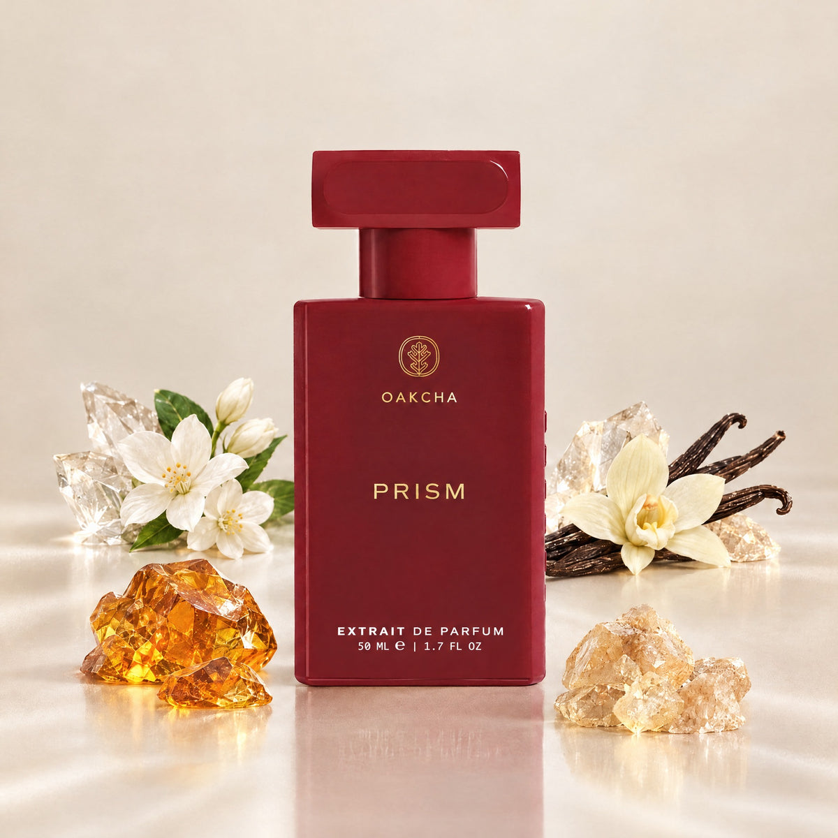 Prism bottle with notes