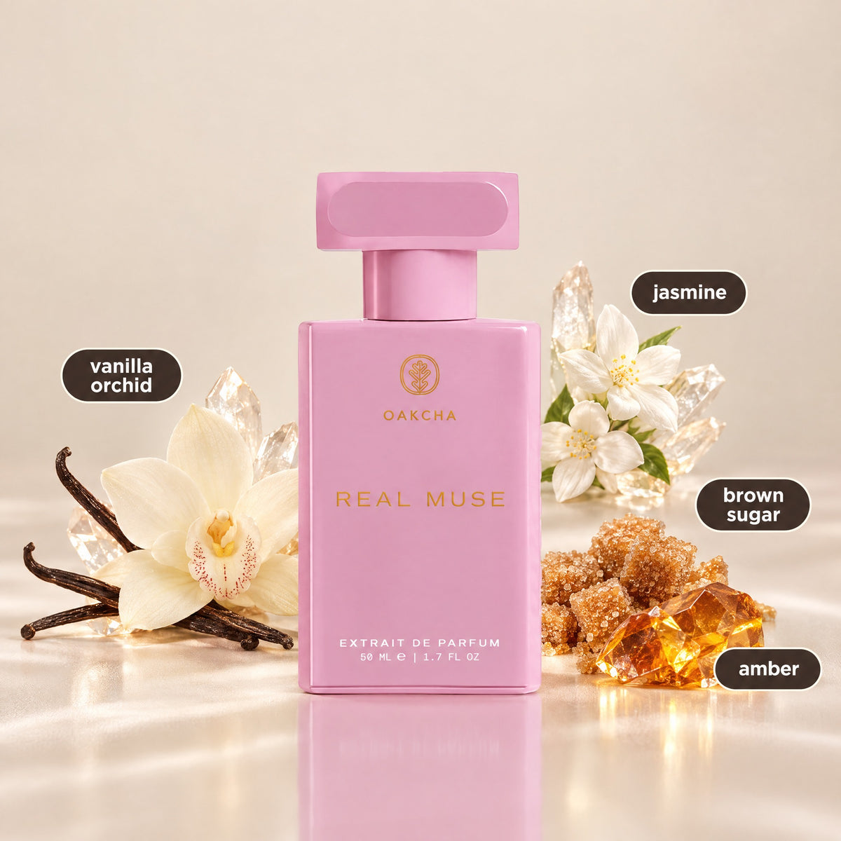 Real Muse bottle with notes