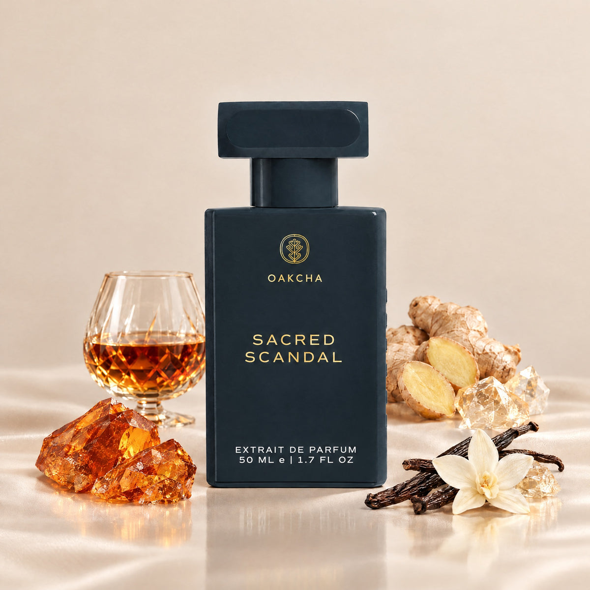 Sacred Scandal bottle with notes